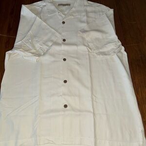 Tommy Bahama White Casual Button Down Shirt